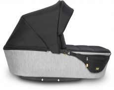 Детская коляска 2 в 1 Expander Elite 03 Silver (черная ткань – св.серая ткань)